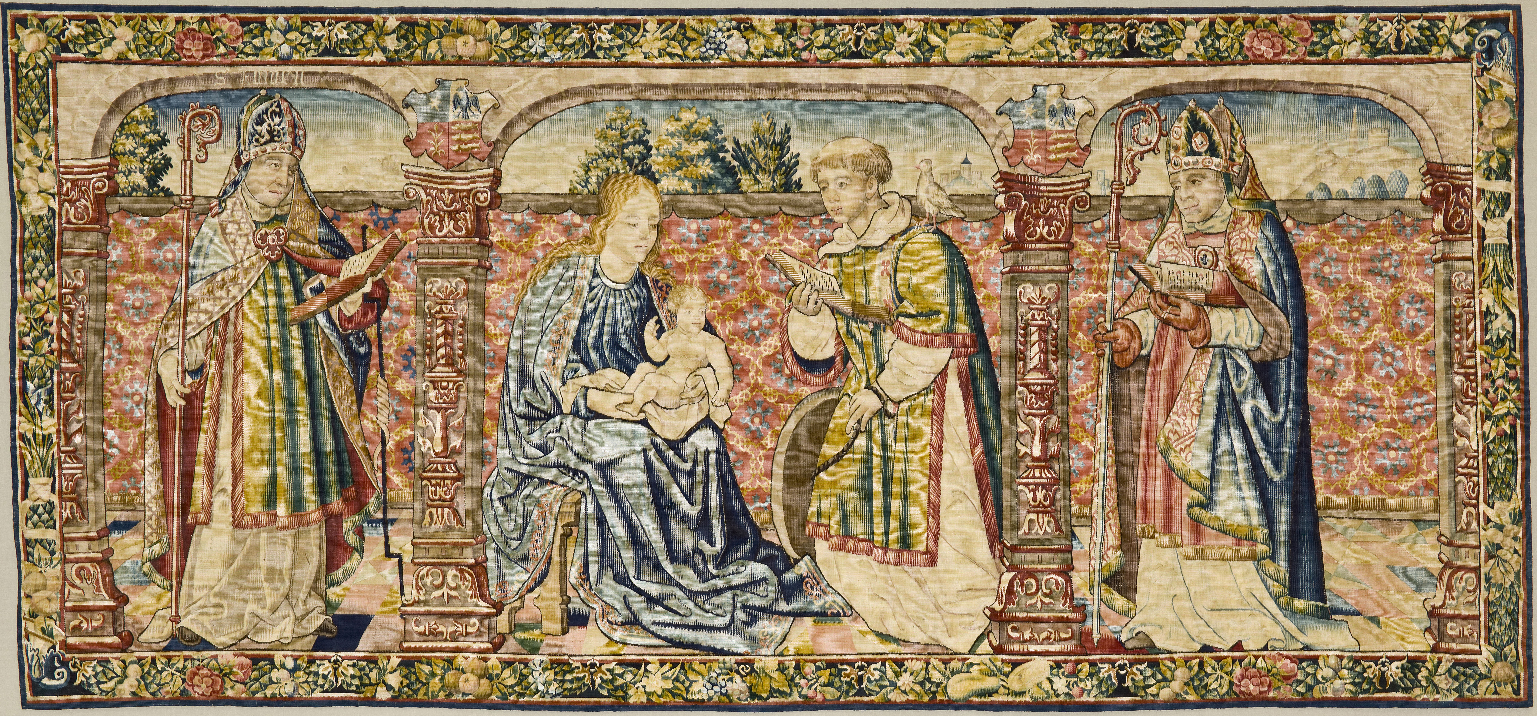 El tapiz de Roda La Virgen y el Niño