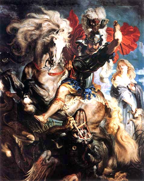 Rubens. San Jorge y el Dragón