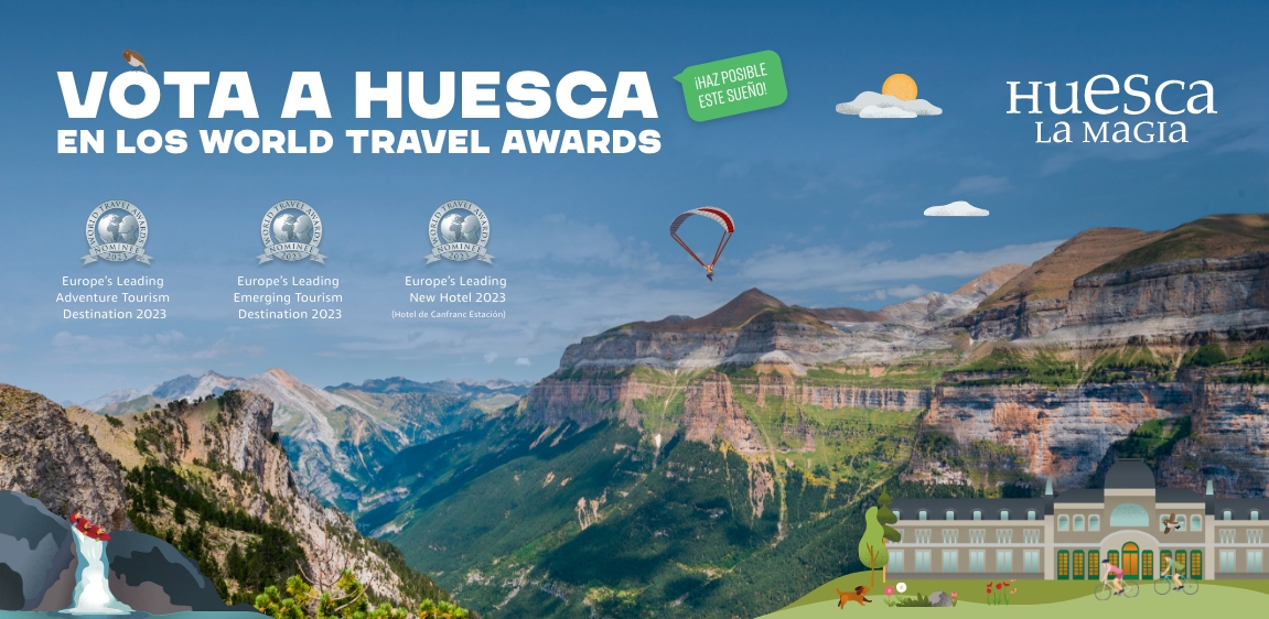 Como Votar por Huesca 🗳️ en los World Travel Awards 🥇, los Oscar del Turismo a nivel mundial